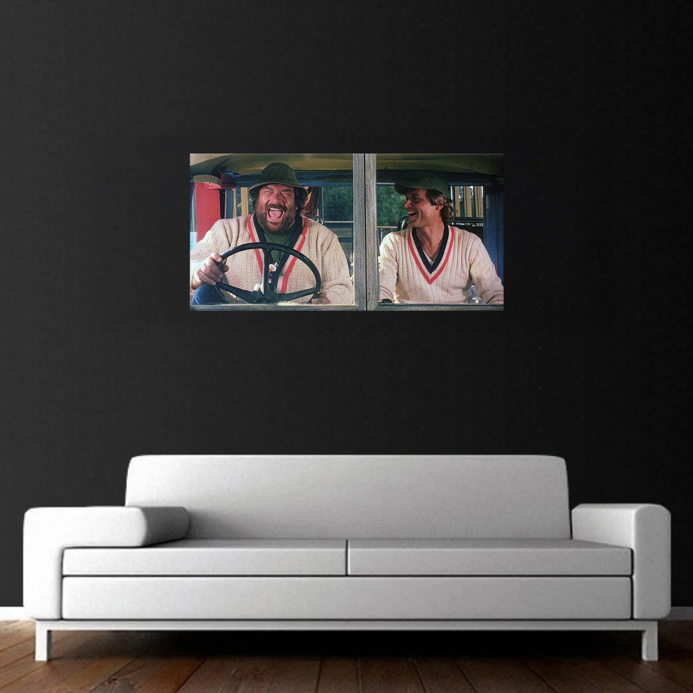 Canvas - Slim and Tom - I'm For the Hippopotamus - Bud Spencer & Terence Hill