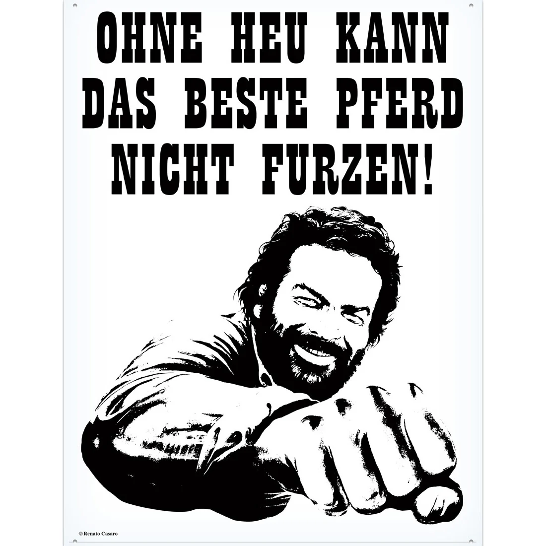 Pferd Pfaust - Tin Sign - Bud Spencer®