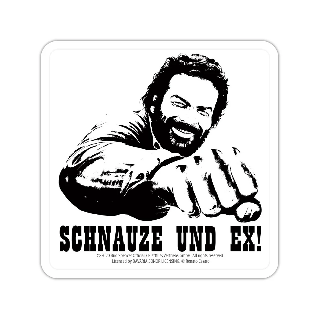 Schnauze und Ex - Coaster - Bud Spencer®