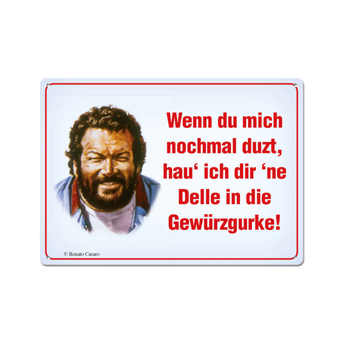 Wenn Du mich nochmal duzt... - Postcard - Bud Spencer®